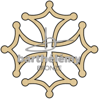 Tolosaner Kreuz Bronze