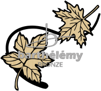 Blätter im Wind Bronze