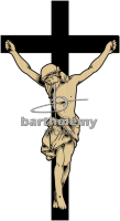 Christus auf dem Kreuz Bronze